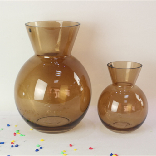 2020 Modern Style Home Ornamentation Colored Decorative Giant Flower Flat Vase