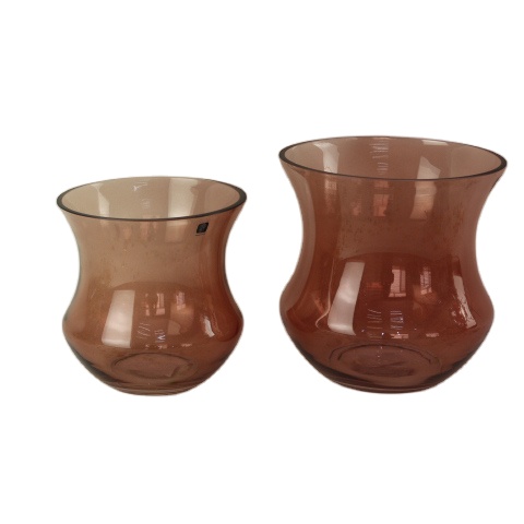 Simple And Elegant Style Home Hotel Party Wedding Decor Custom Color Glass Flower Vase