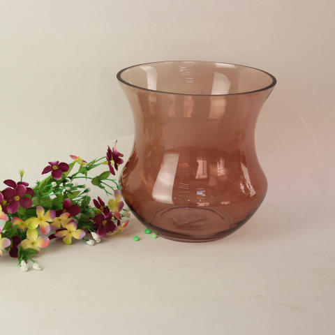 Simple And Elegant Style Home Hotel Party Wedding Decor Custom Color Glass Flower Vase