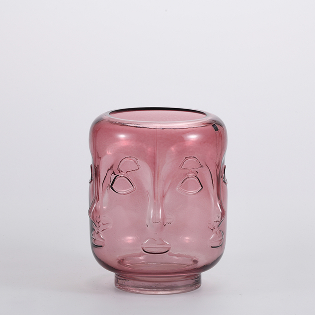 European style home decoration essential product human face shape vase