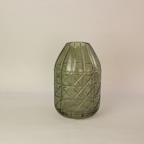Home Goods Decorative Geometric Vase Unique Design Special Blown Manufacturer