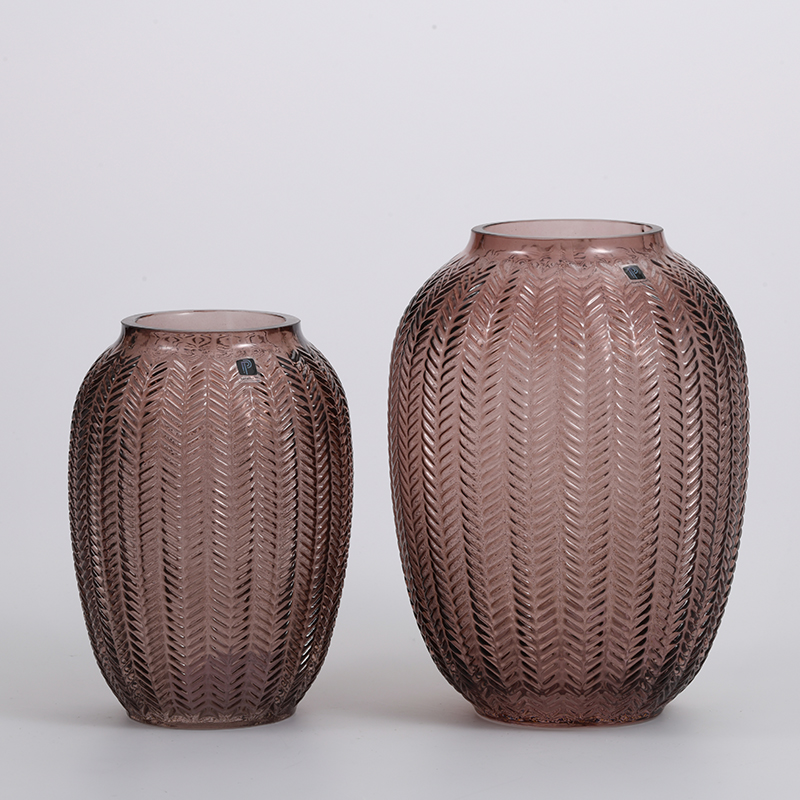 High quality crystal glass hot sale design decorative glass flower vase Chinese factory supply