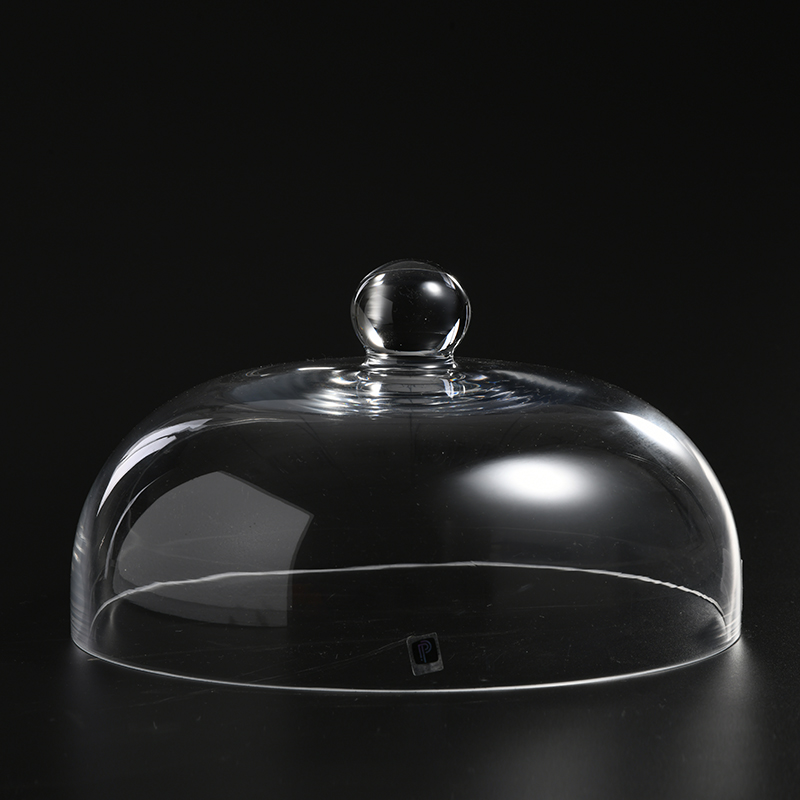 Factory direct sale with good quality clear glass cake stand made in China