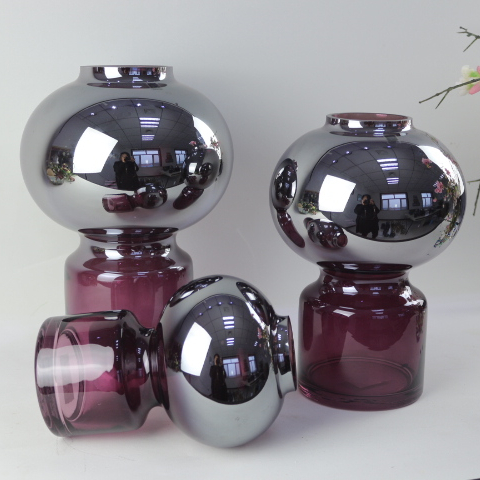 Western Style Wedding Decoration Hand Blown Restaurant Table Middle Size Cylinder Clear Flower Glass Vases