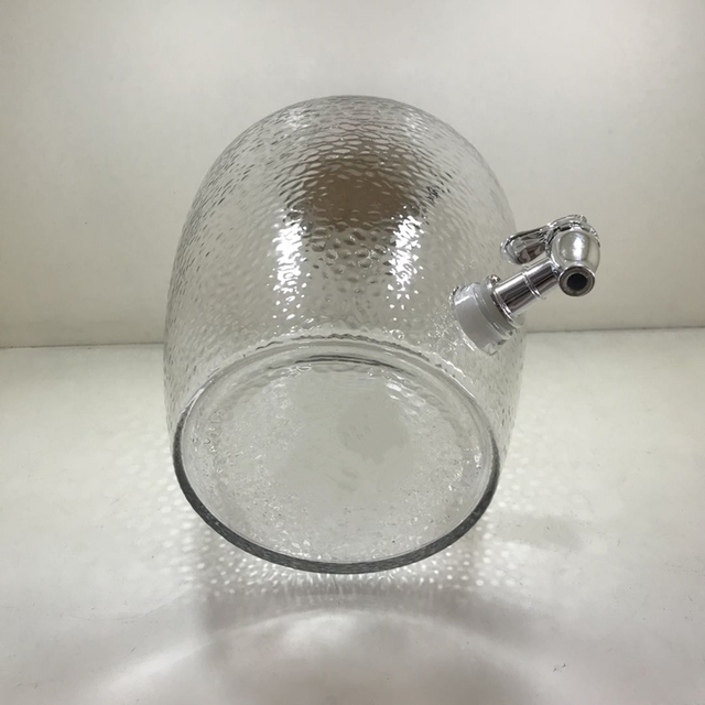 China Handmade good material clear best reusable fruit juice jar big
