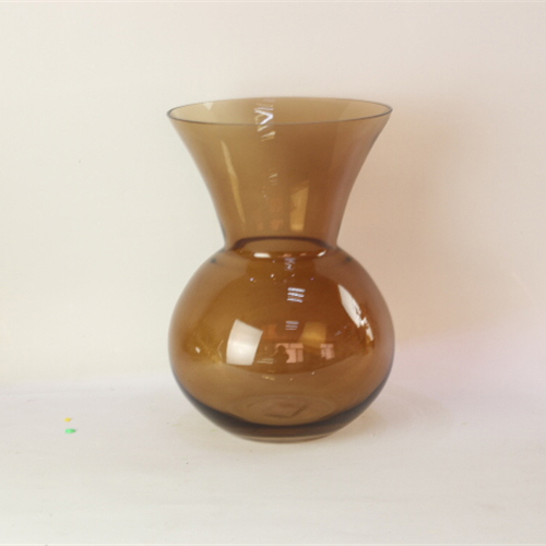 New Popular Desktop decoration Round Home Decoration Flower Glass Vase Crystal Glass Vase