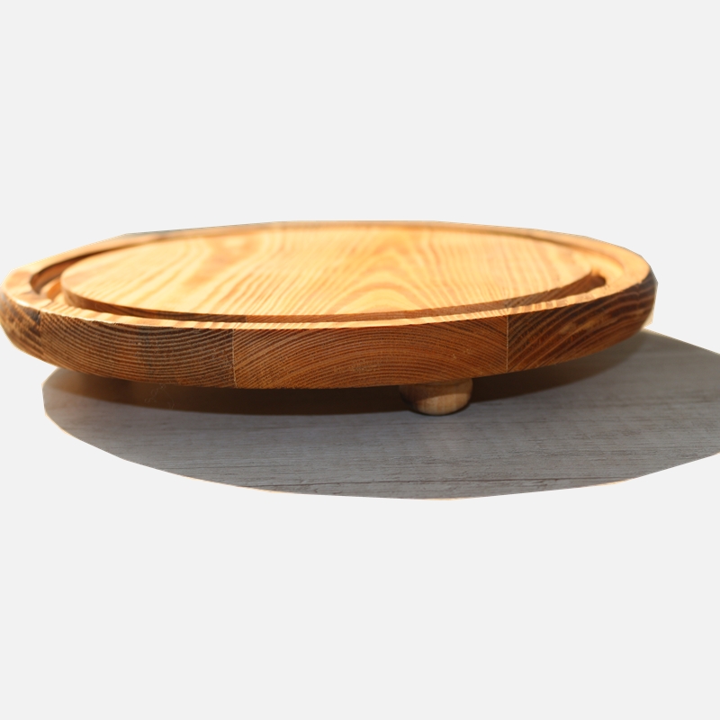Wood Cake Pedestal Cake Stand with Dome For Home or Cafe Decoration Serving Platter Cake Stand Wood Food Tray with Cover