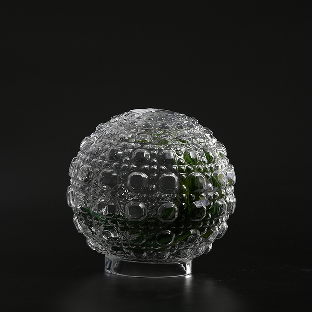 Hand-blown glassware pineapple design very special transparent glass flower vase on sale