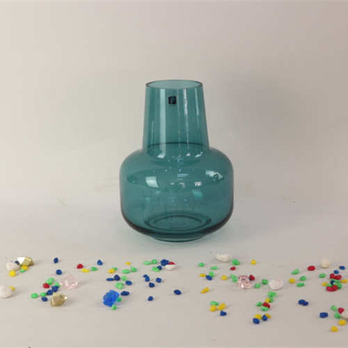 Europe Style Home Interior Accessories Decoration Colorful Hand Blown Glass Vase For Plants