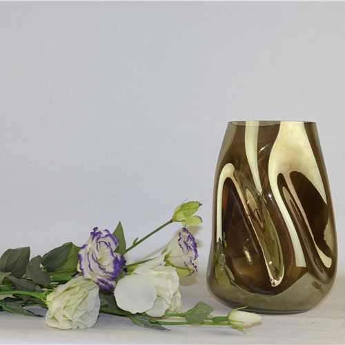 2020 Hot Sale Home Decor Crystal Peculiar-looking Flower Glass Vase For Home Decor Customized