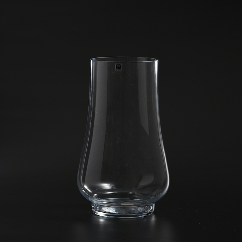 Classic Style Clear Tall Flower Plant Bud Decorative Recycled Glass Vase for Wedding/Christmas