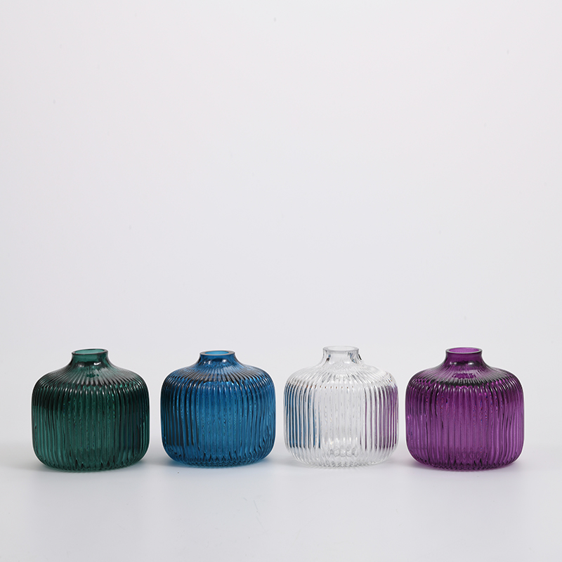 High quality heavy duty modern style glass jar for decorative glass flower vase Chinese manufacture