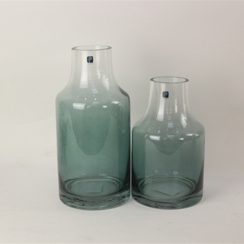 Centerpiece Decorative Colored Clear Glass Flower Vase
