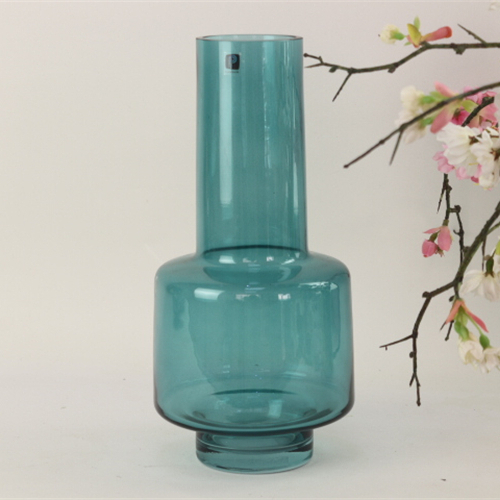 Home Decoration Accessories Circular Mini Colorful Glass Vase Crystal Flower Desk Decoration Vase