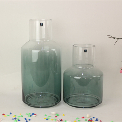 Wholesale Artwork Glassware handblown colorful glass vase for home and office decoration for sale