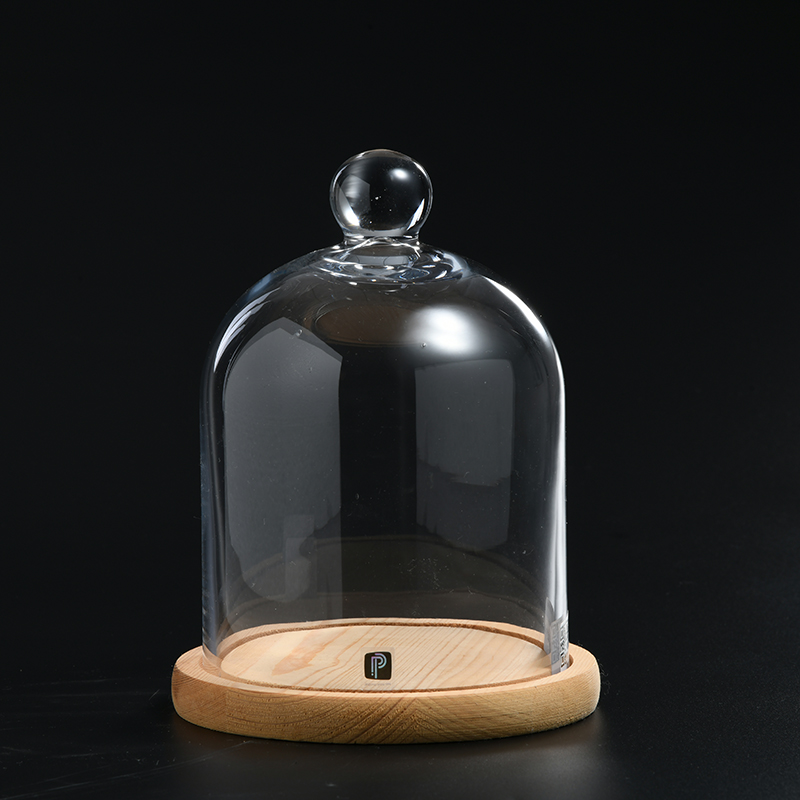 High quality cheap with good quality transparent glass cake stand for sale