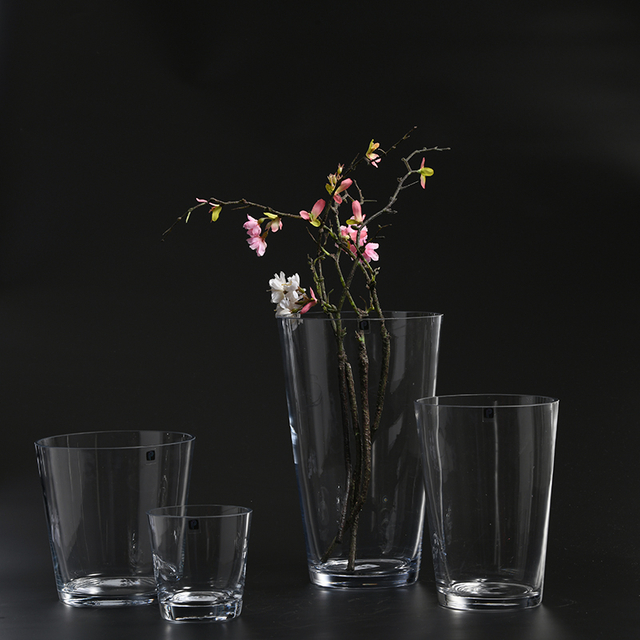 Modern style High quality centerpiece decoration transparent glass flower factory supply on sale