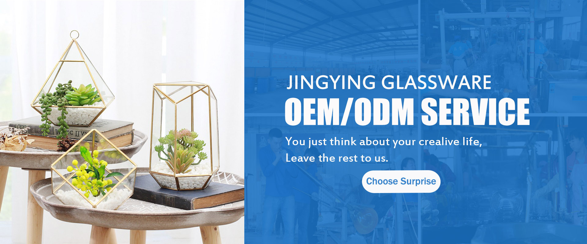 china glassware factory