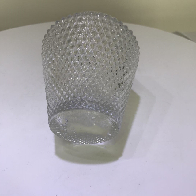 Wholesale Hot Selling Round Sky Blue Purple Modern Home Decoration Glass Flower Vase