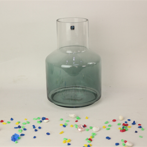 Europe Style Home Interior Accessories Decoration Colorful Hand Blown Glass Vase For Plants