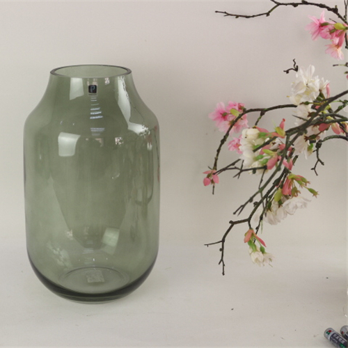 Home Decoration Plant Pot Cylinder Flower Glass Vase Crystal Glass Flower Vases