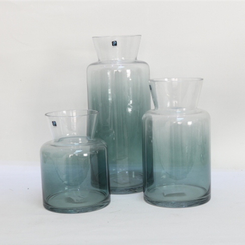 Best-selling worldwide circular glass vase arrangement glass vases stylish style hydroponics glass vases