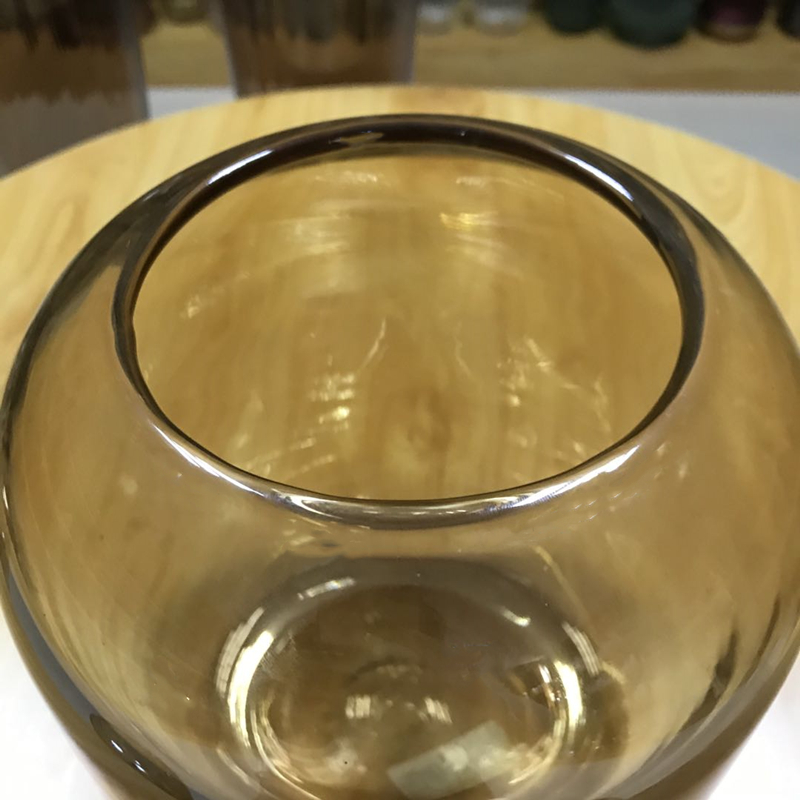 High Neck Tall Clear Glass Vase Handmade Crystal Glass Cylinder Vase For Wedding Table Centerpiece