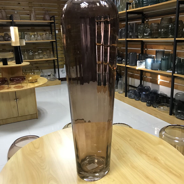 Home Decor Glass Garden Ornaments Cactus Shape good Glass Vase