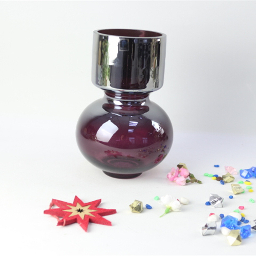 Wholesale Wall Desktop Decoration Reflective material Plant Terrarium Geometric Glass Vase