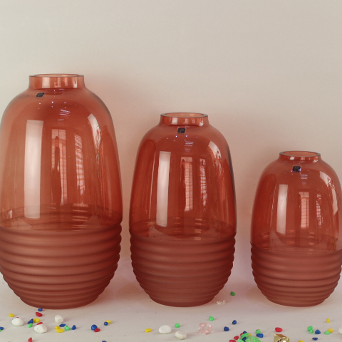 Wholesale Handmade Nordic Wedding Garden Home Decorative Creative Glass Pot Flower Vase