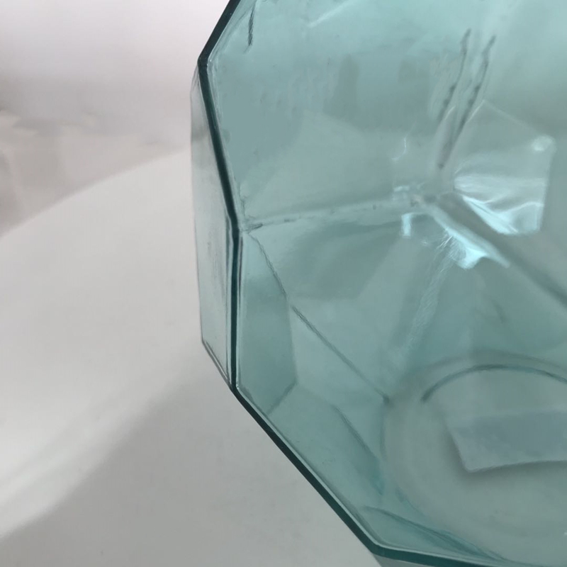 Clear Glass Vase with Ceramic Stand White Porcelain Glass Vase Ceramic Stand