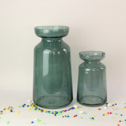 Factory Outlet Cheap Decoration Crystal Glass Flower Vase For Home Decoration
