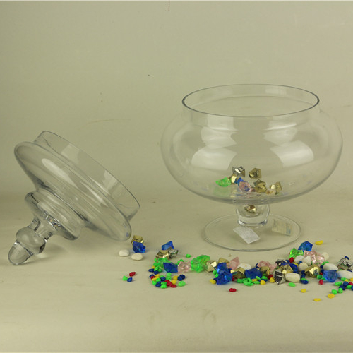 Low Price Transparent Food Storage Perfect Sweet Candy Jar With Lid
