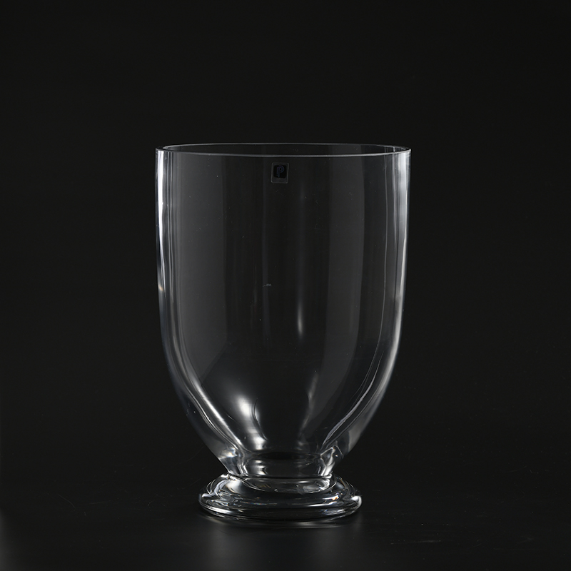 Professional Glassware Manufacturer supply transparent glass candle holder for home or holiday celebrating decoration