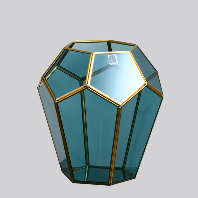 New design glass vase Attentive service and low price succulent plants terrarium