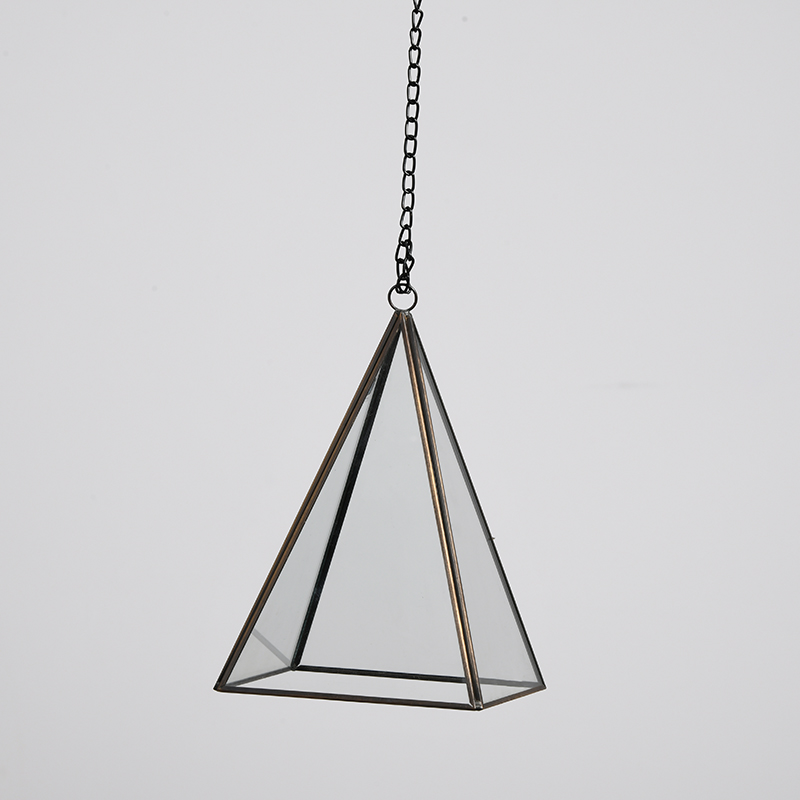 Diamond design Glassware Hanging from the top or the wall Transparent Handmade Flower Terrarium on sale