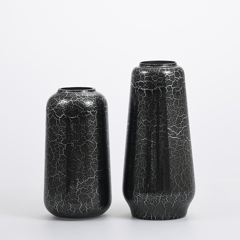 Hand-blown glassware modern style for decoration glass flower vases with different color