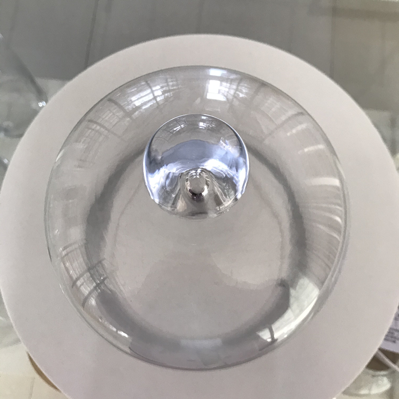 Exported to Worldwide handmade round Glass Domes With Bamboo Base Plate
