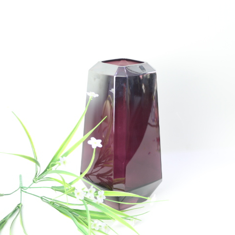 Hot Sale Nordic Modern Artistic Hydroponic Round Clear Glass Vase For Home Decor