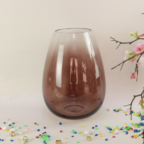 2020 Amazon Hot Sales Beautiful Large Tall Clear Cylinder Glass Vase For Decor