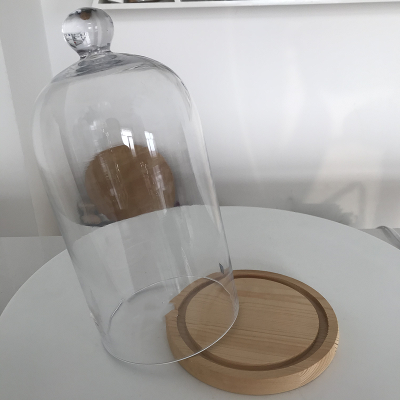 Cheap Wholesale Custom Fashion Luxury glass birthday cake plate stand decoration