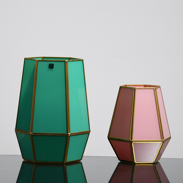 New design vase with best quality and low price Green plant flowers terrarium