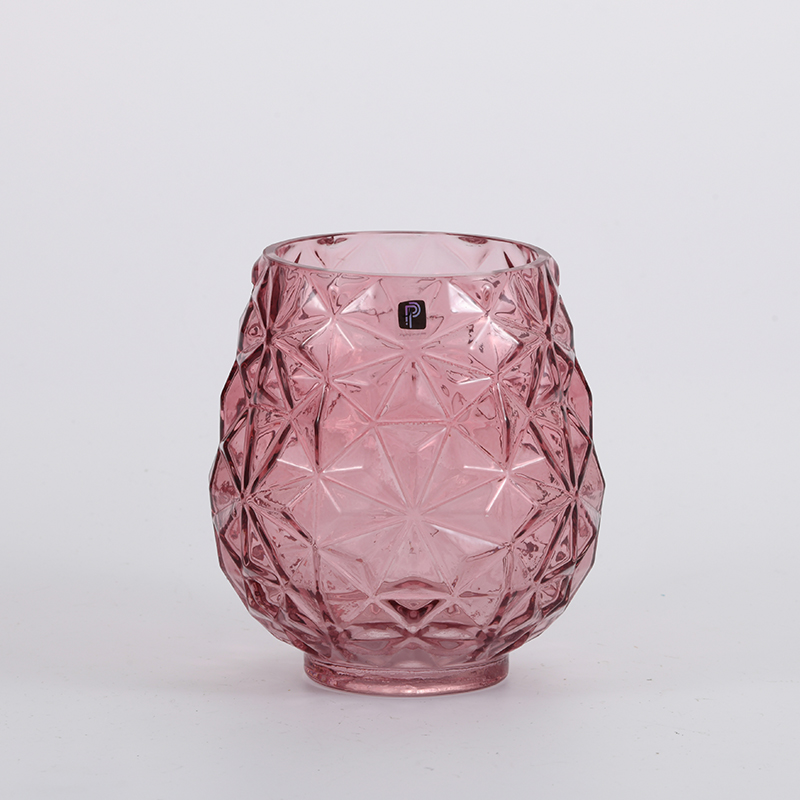 High quality hot sale pineapple design crystal glass decorative glass flower vase Chinese factory supply