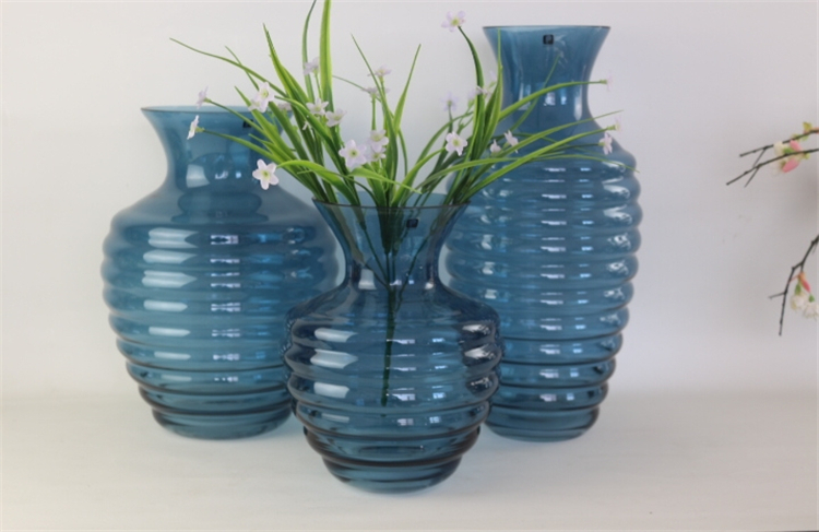 2020 Hot Sale Home Interior Decoration Colorful Nordic Style Hand Blown Glass Vase For Plants