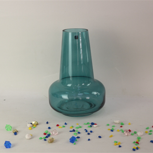 Europe Style Home Interior Accessories Decoration Colorful Hand Blown Glass Vase For Plants