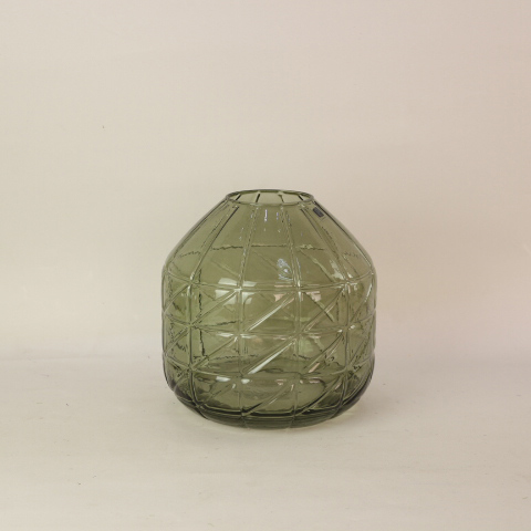 Home Goods Decorative Geometric Vase Unique Design Special Blown Manufacturer