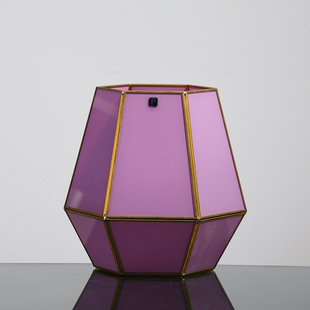 New design geometric glass vase Microscopic plant for sale terrarium