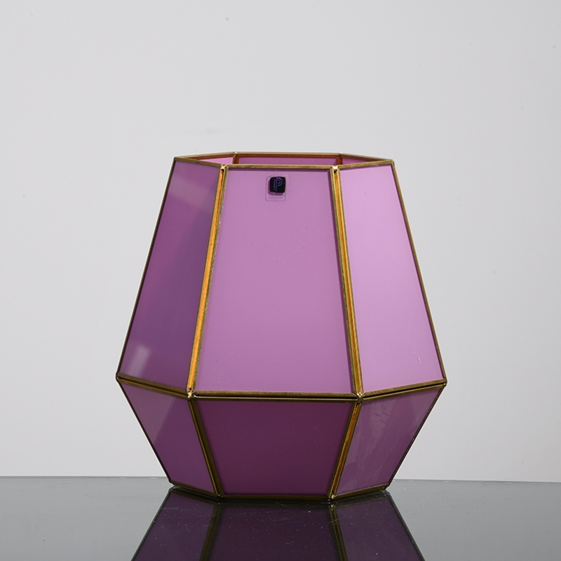 New design geometric glass vase Microscopic plant for sale terrarium