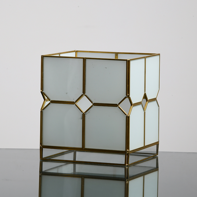 2020 popular plant terrarium Succulent Plant Glass Geometric Vase for sale