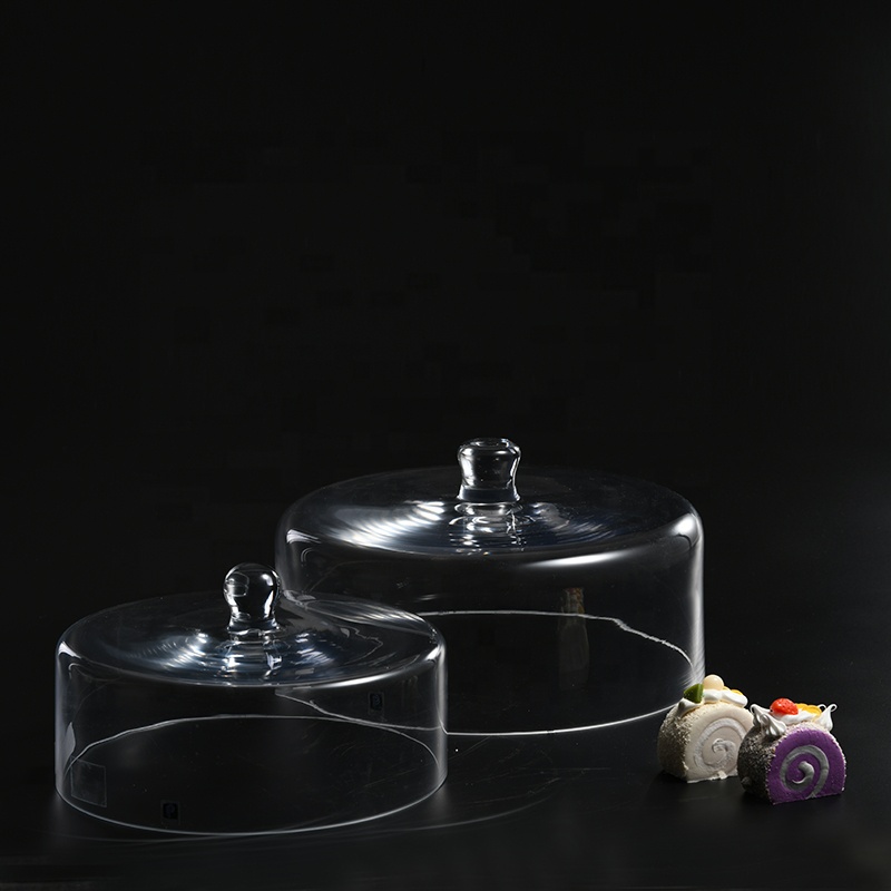 Best selling household wooden cake stand transparent dessert table tray cake stand